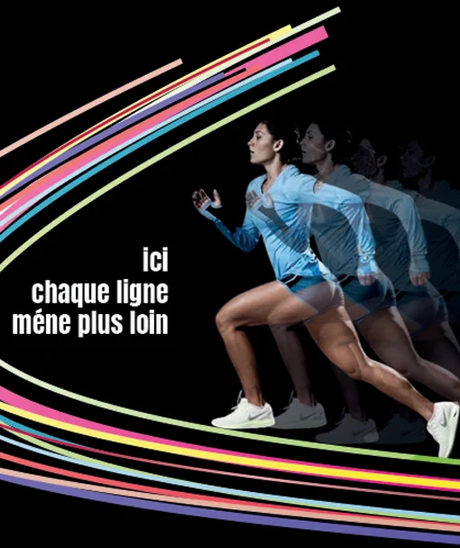 Second visuel de l’activation Run Your Line